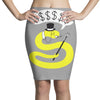 rich snake Pencil Skirts
