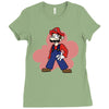 mario Ladies Fitted T-Shirt