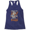 scary krampus Racerback Tank