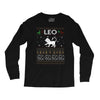 leo christmas ugly sweater Long Sleeve Shirts