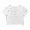 real men love pugs Crop Top