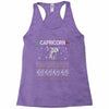 capricorn christmas ugly sweater Racerback Tank
