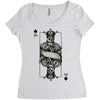 king of spades Women's Triblend Scoop T-shirt