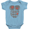 gunshot gorilla chest tee Baby Onesie