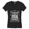 vintage made in 1956 perfectly aged a living legend Women's V-Neck T-Shirt