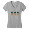 partridge   aha Women's V-Neck T-Shirt
