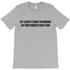 clients think i'm working web site T-Shirt