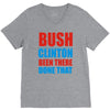 bush clinton large V-Neck Tee