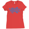 bargain paradise garage sign Ladies Fitted T-Shirt