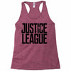 justice league Racerback Tank