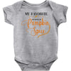 my favorite season is pumpkin spice Baby Bodysuit