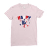 4th of July Ladies Fitted T-Shirt