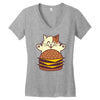 i has cheezburger! Women's V-Neck T-Shirt
