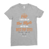 pop the man the myth best pop ever Ladies Fitted T-Shirt