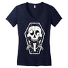 put tongue out Women's V-Neck T-Shirt