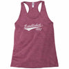 21st birthday apron established 1997 Racerback Tank