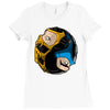fire and ice Ladies Fitted T-Shirt