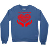 autism mom my heart Crewneck Sweatshirt
