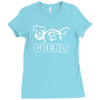 cream rock band punk Ladies Fitted T-Shirt