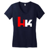 hk Women's V-Neck T-Shirt