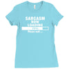 sarcasm now loading Ladies Fitted T-Shirt