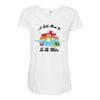 a turtle made it to the water Maternity Scoop Neck T-shirt