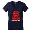 tlingit people of the tides Women's V-Neck T-Shirt