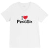 I Love Penicillin V-Neck Tee