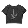 skeleton hand Crop Top