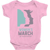 women's march 2017 on washington Baby Bodysuit