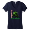 mjolnir calling Women's V-Neck T-Shirt