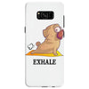 yoga pug exhale Samsung Galaxy S8 Case