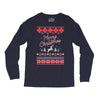 merry christmas ugly christmas sweater Long Sleeve Shirts