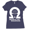 marilyn manson mechanical animals Ladies Fitted T-Shirt