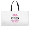 cool grandma saurus Weekender Totes