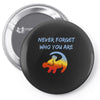never forget Pin-back button