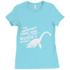 lochness monster Ladies Fitted T-Shirt
