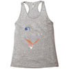 music expresses clef heart girls Racerback Tank