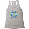 Beach Please Racerback Tank