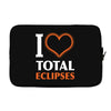 I Heart Total Eclipses Laptop sleeve