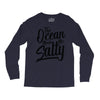 the ocean made me salty Long Sleeve Shirts