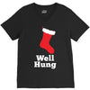 well hung V-Neck Tee