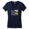 Never Trust An Atom They Make Up Everything Women's V-Neck T-Shirt