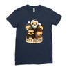 sloth motion Ladies Fitted T-Shirt