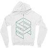 stacked Zipper Hoodie