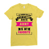 I've Been Called A Lot Of Names But Aunt Is My Favorite Ladies Fitted T-Shirt