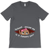 January Peeking Out Baby Girl T-Shirt