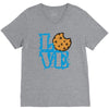 Love Cookie Monster V-Neck Tee