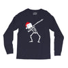 skeleton dabbing christmas Long Sleeve Shirts