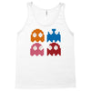 cool retro 80s pacman ghosts video games Tank Top